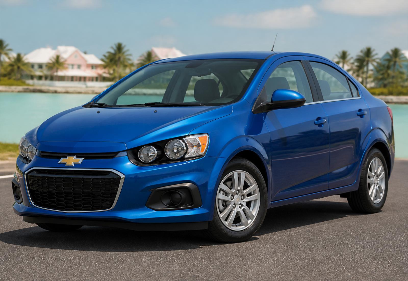Blue Chevrolet Sonic Sedan